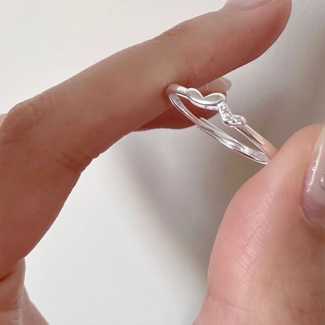 Silver Heart Sterling 925 Ring FashionChic