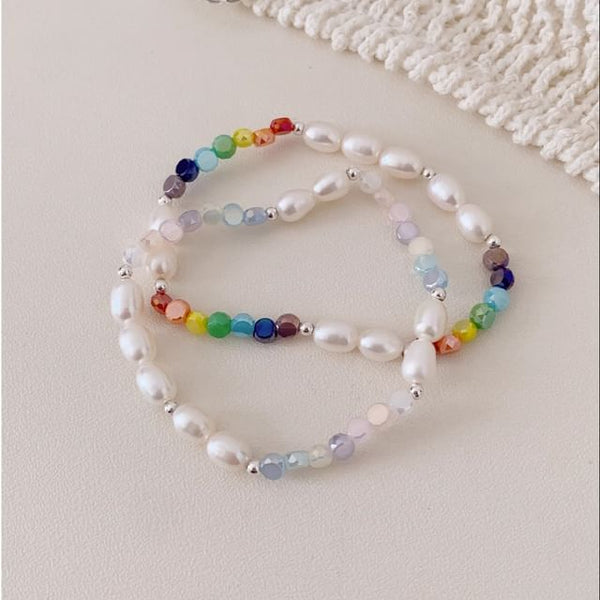 Sterling Silver Beaded Bracelet FashionChic