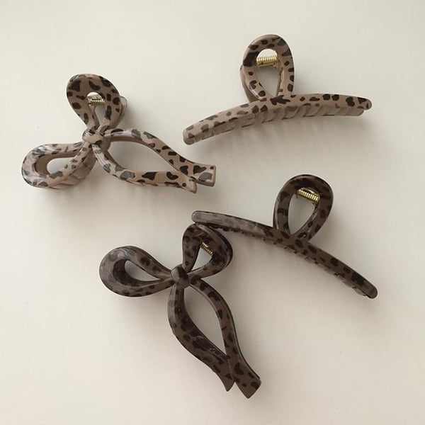 Leopard Claw Hair Acrylic Print FashionChic