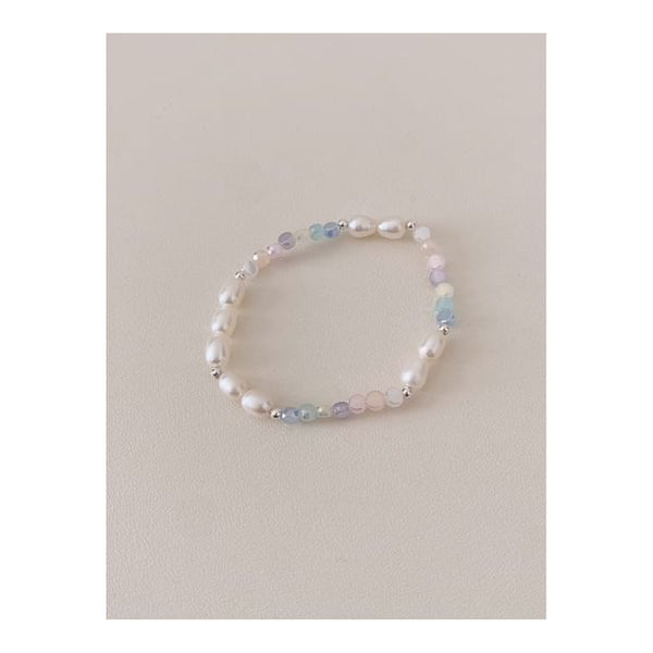 Sterling Silver Beaded Bracelet FashionChic