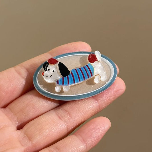 Acrylic Dog Clip Hair Cartoon FashionChic