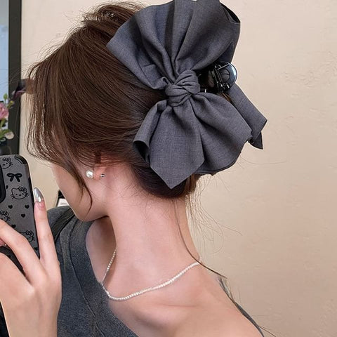 Hair Claw Bow Acrylic FashionChic