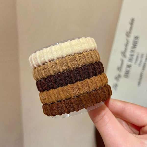 Hair of Tie Plain Set 5: FashionChic