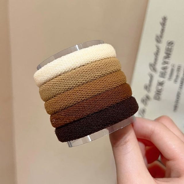 Hair of Tie Plain Set 5: FashionChic