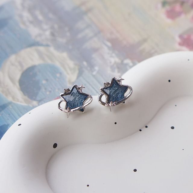 Earring / On Clip Star Stud FashionChic