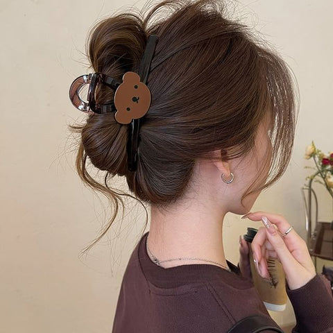 Hair (Various Claw Acrylic Bear Designs) Clip FashionChic