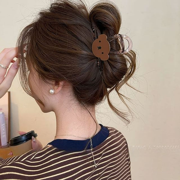 Hair (Various Claw Acrylic Bear Designs) Clip FashionChic