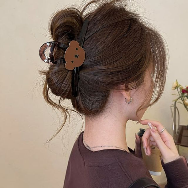 Hair (Various Claw Acrylic Bear Designs) Clip FashionChic