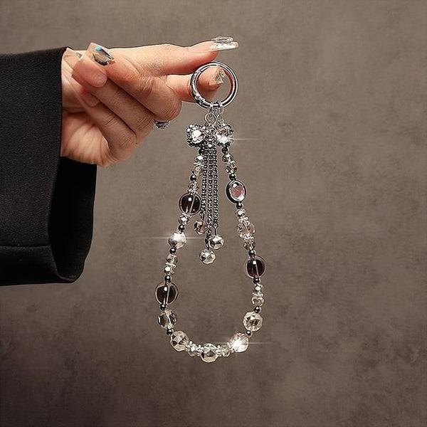 Bow Crystal Faux Phone Strap FashionChic