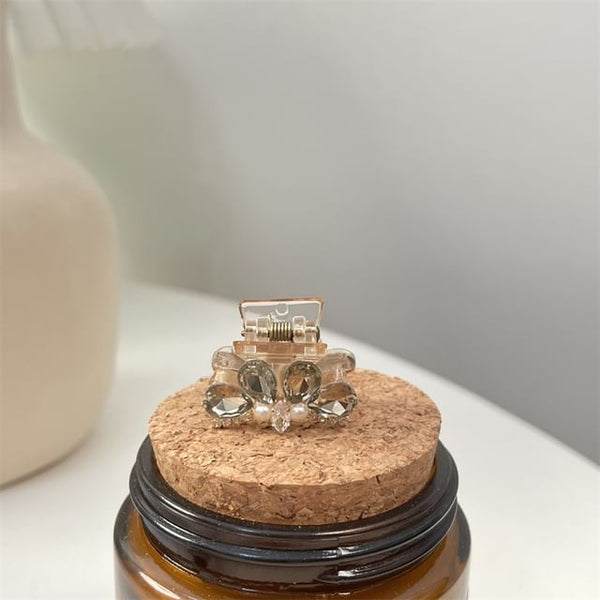 Faux Pearl Claw Acrylic Rhinestone Hair FashionChic