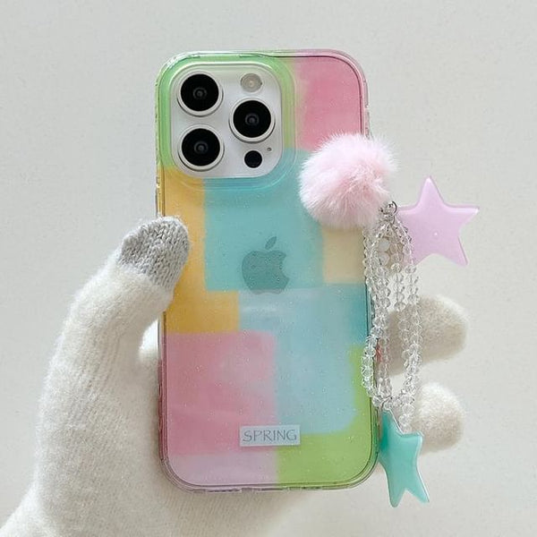 Strap Block Case Set Color / Phone FashionChic