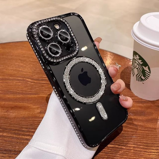 Embellished (Compatible Magnetic MagSafe) Case with Phone FashionChic