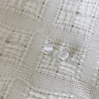 Earring Eye Stud Faux Stone Cat Alloy FashionChic