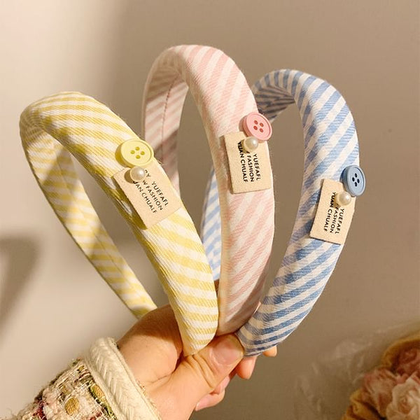 Headband Thick Striped FashionChic
