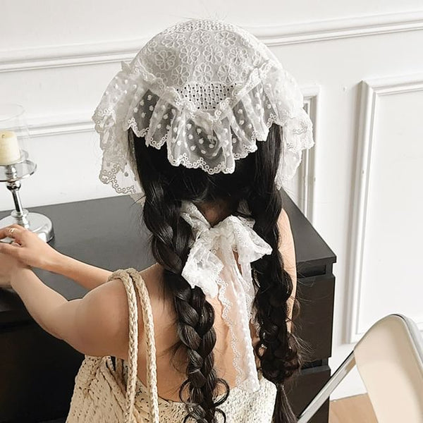 Lace Bonnet Hat FashionChic