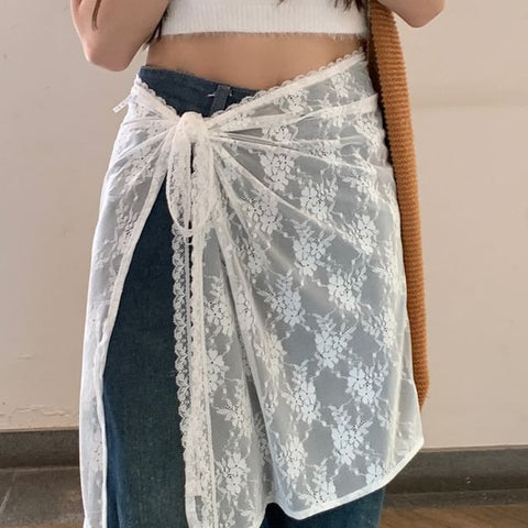 Lace Decorative Hem FashionChic