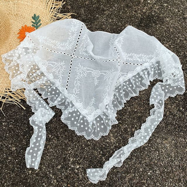 Lace Bonnet Hat FashionChic