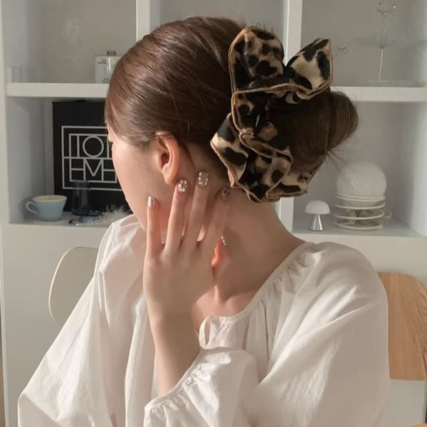 Print Leopard Scrunchie FashionChic