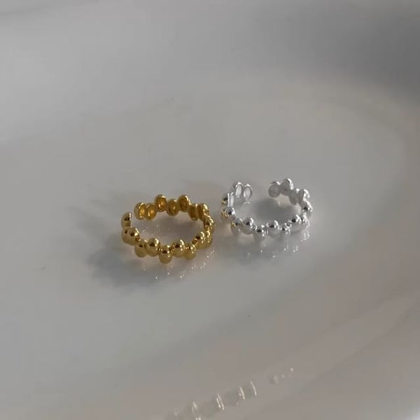 Ring Sterling 925 Silver Open Glossy FashionChic