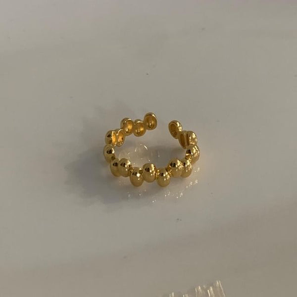 Ring Sterling 925 Silver Open Glossy FashionChic