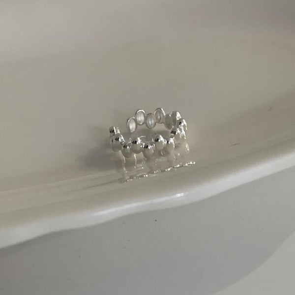 Ring Sterling 925 Silver Open Glossy FashionChic