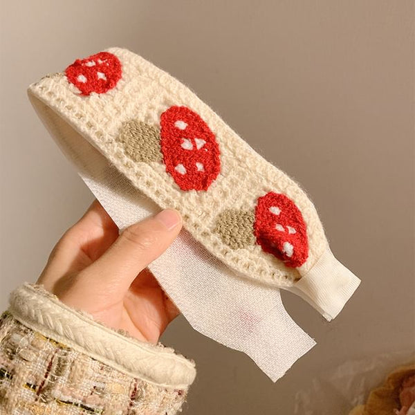 Wide Patterned Headband Crochet FashionChic