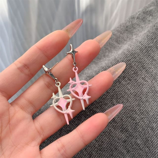 / Clip-On Drop Earring Star FashionChic