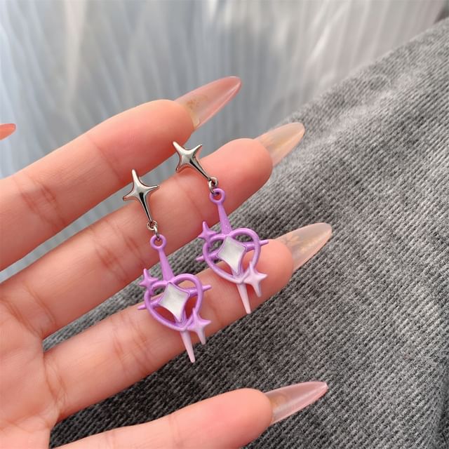 / Clip-On Drop Earring Star FashionChic