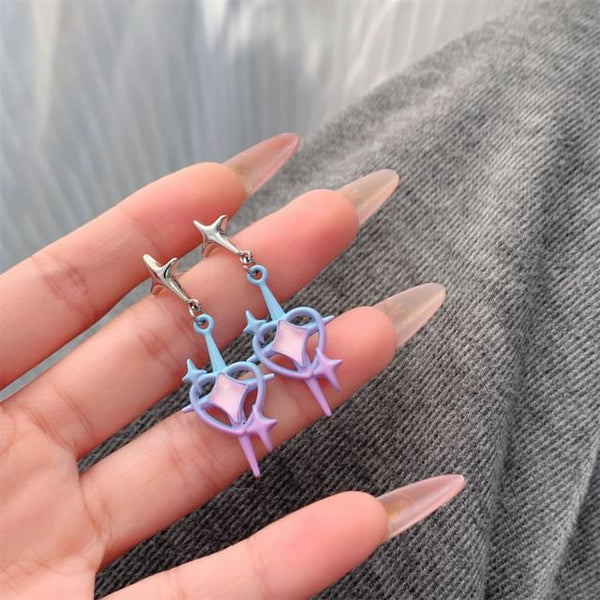 / Clip-On Drop Earring Star FashionChic