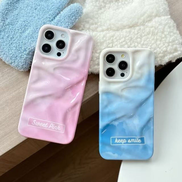 Gradient Textured Case Phone FashionChic