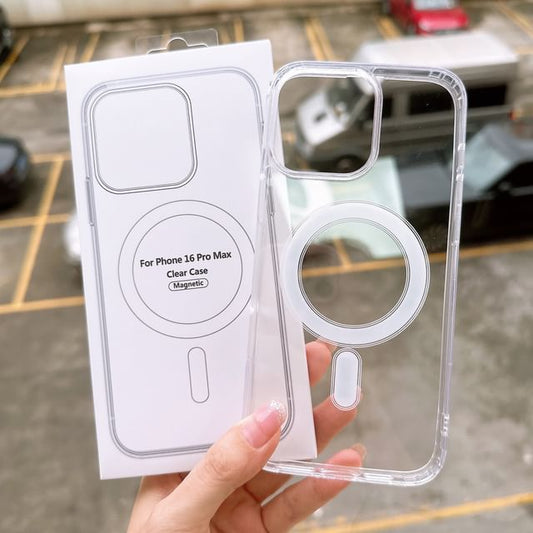 MagSafe) with Transparent Case Phone (Compatible Magnetic FashionChic