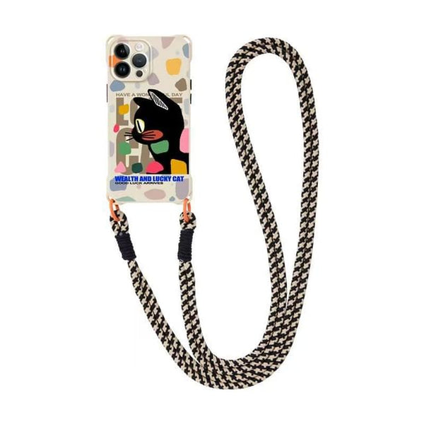 Set Lanyard Phone Cat / Case Strap FashionChic