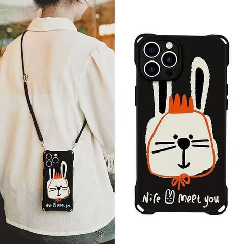 Phone Case Rabbit / Set Lanyard FashionChic