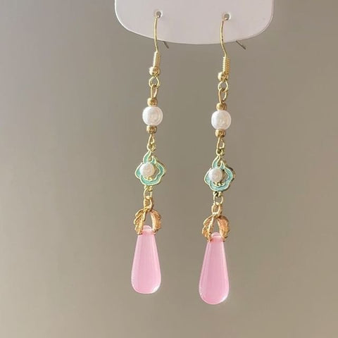 Dangle Pearl Earring Faux FashionChic