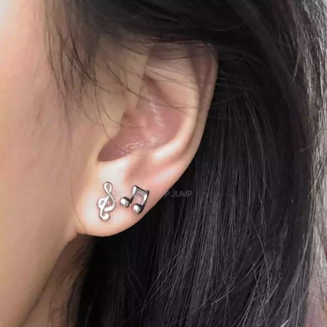 Music Earring Stud Note FashionChic