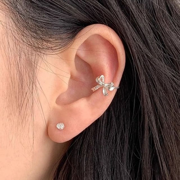 Bow Alloy Ear Cuff FashionChic