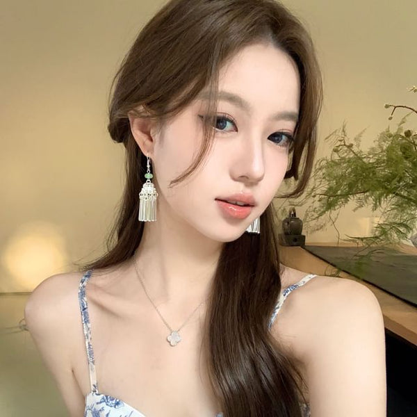 Earring Dangle Alloy Fringed FashionChic