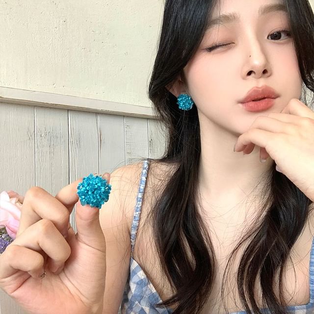 Alloy Earring Stud Rhinestone FashionChic