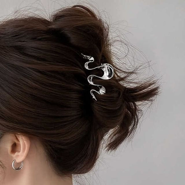 Hair Claw Wavy Alloy FashionChic