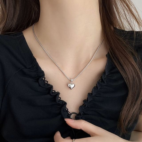 Necklace Heart Alloy Pendant FashionChic