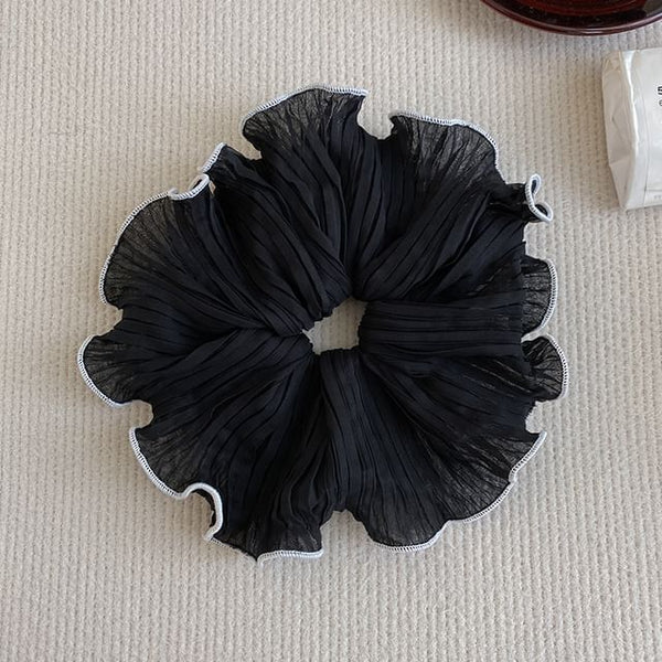 Contrast Scrunchie Trim FashionChic
