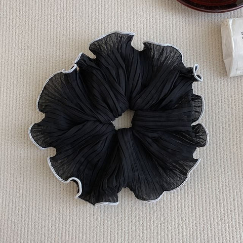Contrast Scrunchie Trim FashionChic