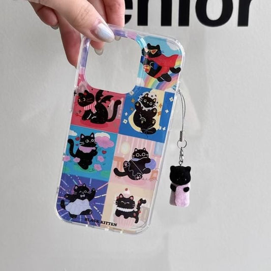 Phone Case Charm Set / Cat FashionChic