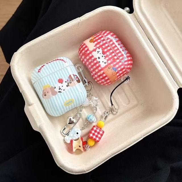 / Skin Plaid Apple Pro Earphone AirPods Dog Case FashionChic