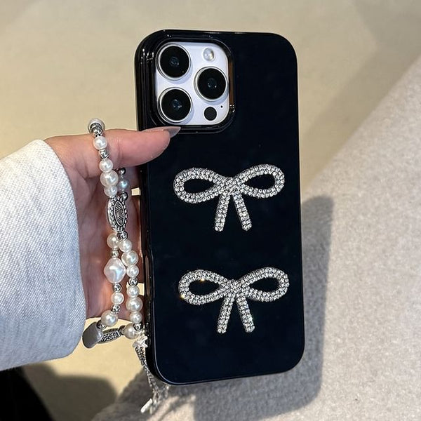 Phone Rhinestone Case Bow FashionChic