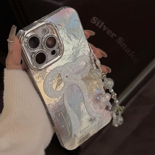 Bead Phone Print / Strap Snake Set Case FashionChic