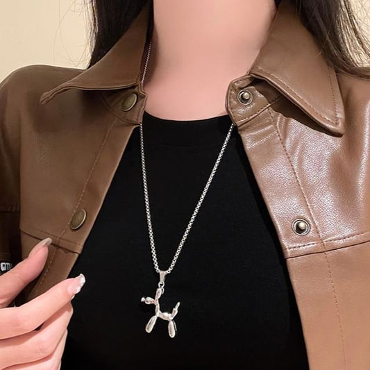 Balloon Pendant Dog Necklace FashionChic