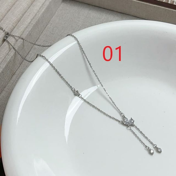 Necklace Butterfly Lariat FashionChic