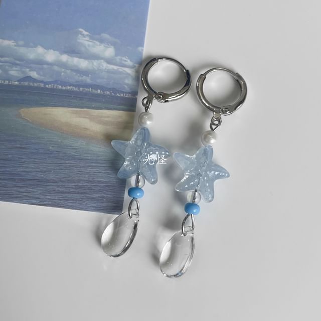 Star Earring Alloy Dangle FashionChic