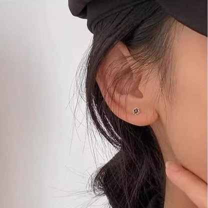 Rhinestone Stud Flower Earring FashionChic